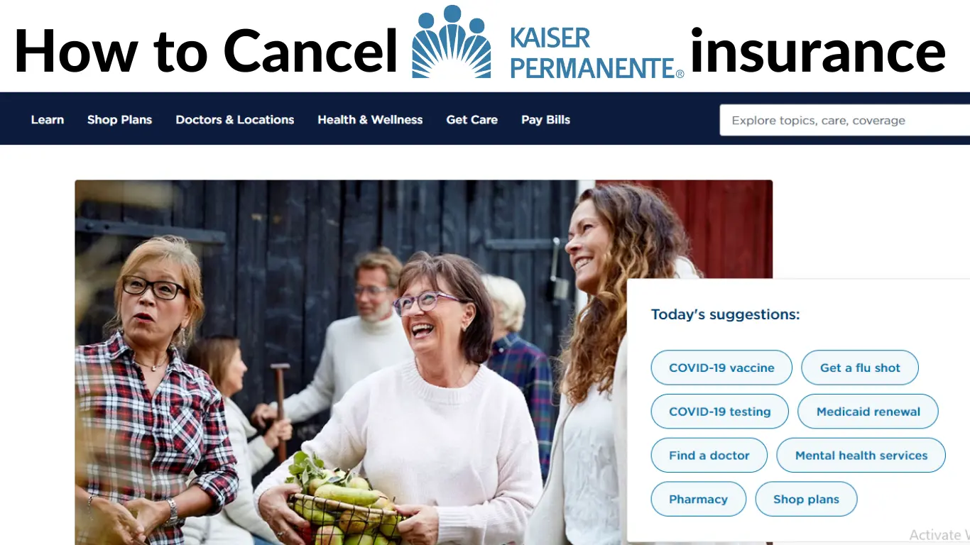 Cancel Kaiser Insurance